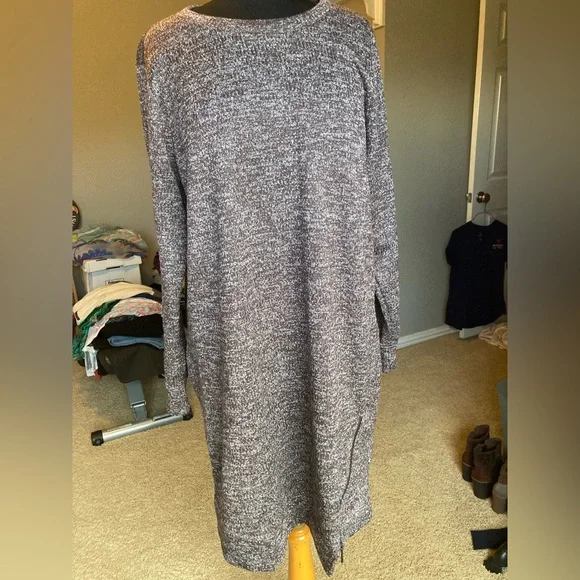 Maurices | Dresses | Maurices Long Sleeve Knit Dress In Heathered Brown  Size | Poshmark
